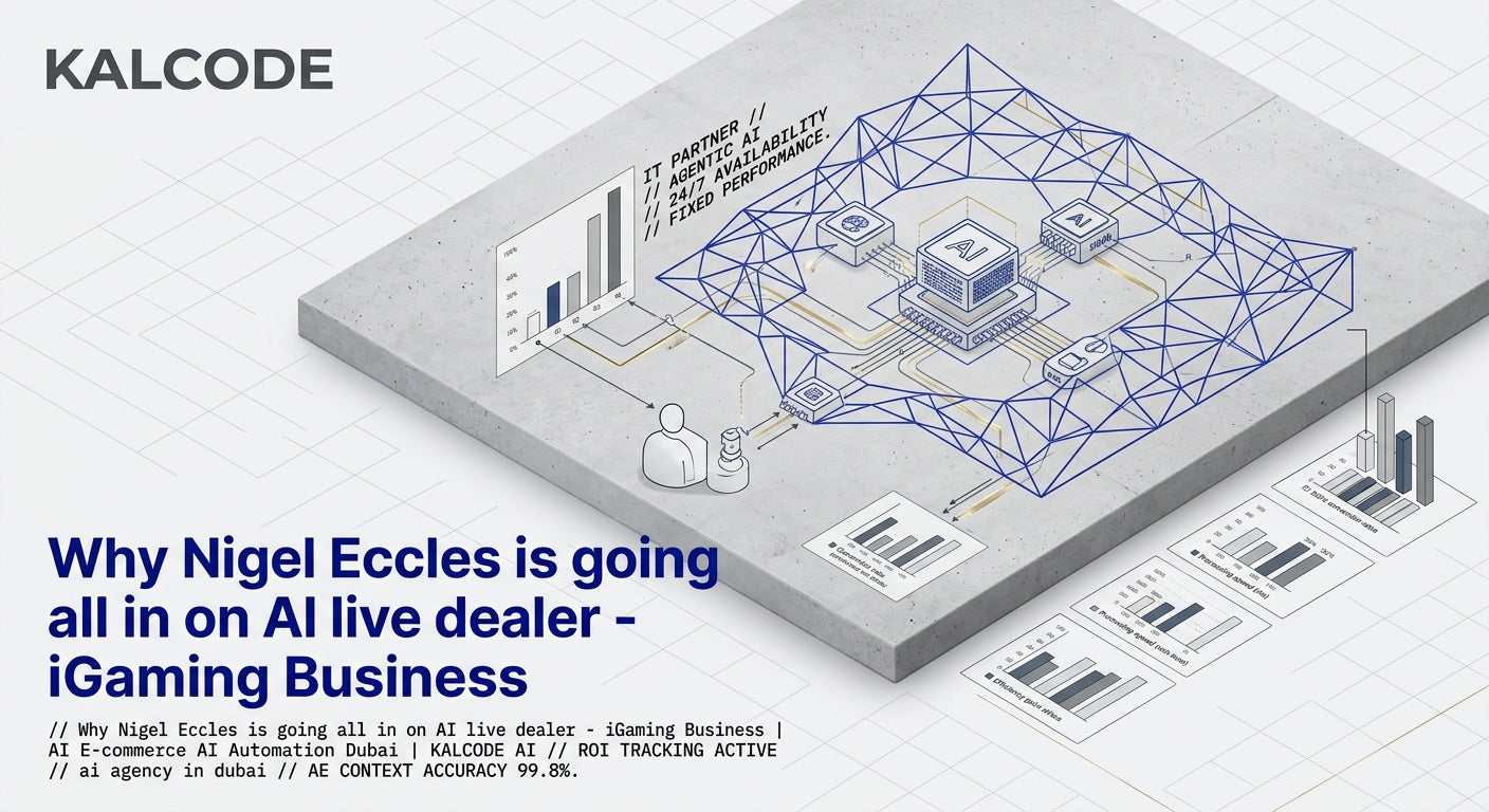 Why Nigel Eccles is going all in on AI live dealer - iGaming Business | AI E-commerce AI Automation Dubai | KALCODE AI