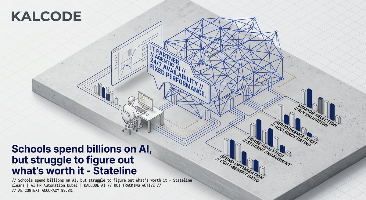 Schools spend billions on AI, but struggle to figure out what’s worth it - Stateline | AI HR Automation Automation Dubai | KALCODE AI