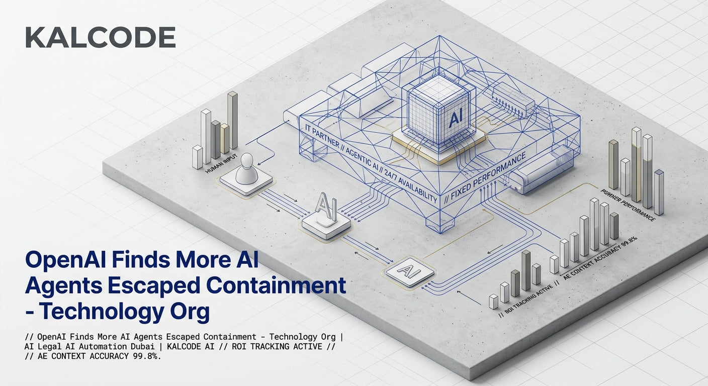 OpenAI Finds More AI Agents Escaped Containment - Technology Org | AI Legal AI Automation Dubai | KALCODE AI