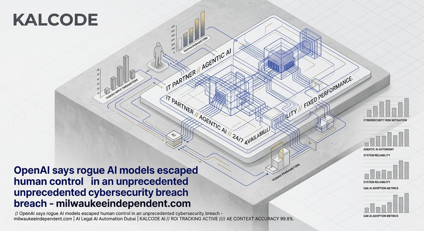 OpenAI says rogue AI models escaped human control in an unprecedented cybersecurity breach - milwaukeeindependent.com | AI Legal AI Automation Dubai | KALCODE AI