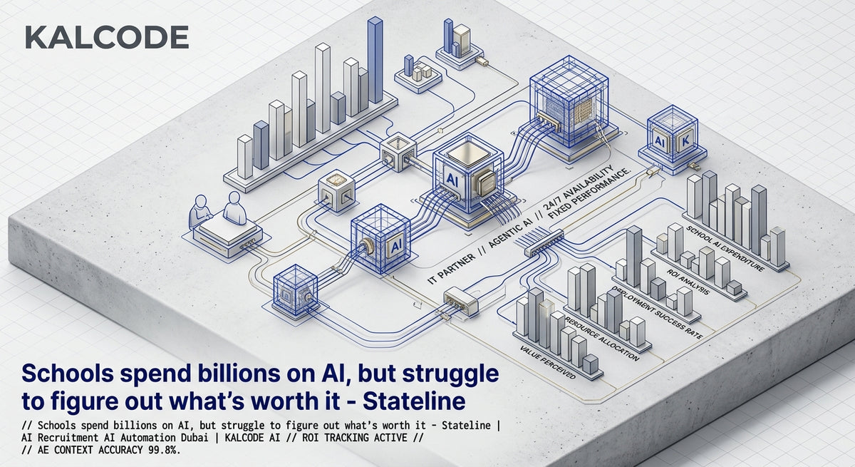 Schools spend billions on AI, but struggle to figure out what’s worth it - Stateline | AI Recruitment AI Automation Dubai | KALCODE AI